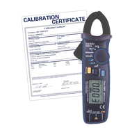 Pince amp&egrave;rem&eacute;trique v.e.v. mA avec certificat de calibration, Tension c.a./c.c., Courant c.a./c.c. Meunier Outillage Industriel