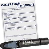 Réfractomètre avec certificat ISO, Analogue (verre-regard)-Numérique, Brix IC779 | Meunier Outillage Industriel