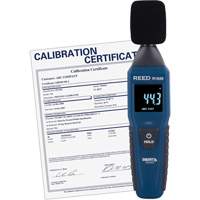 Sonom&egrave;tre Bluetooth Smart Series avec certificat de calibration, Gamme de mesure 30 - 130 dB Meunier Outillage Industriel