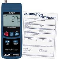 Data Logging Vibration Meter with ISO Certificate, 10% - 85% RH, 32°- 122° F ( 0° - 50° C ) IC989 | Meunier Outillage Industriel