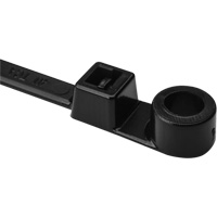 Attache de c&acirc;ble &agrave; vis, Longueur 12-2/5", R&eacute;sistance &agrave; la traction 50 lb, Noir Meunier Outillage Industriel