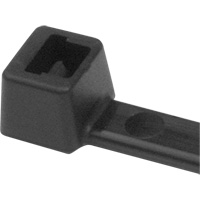 Attaches de c&acirc;ble PA66, Longueur 5-1/2", R&eacute;sistance &agrave; la traction 18 lb, Noir Meunier Outillage Industriel