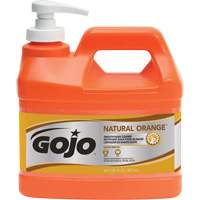 Natural Orange Hand Cleaner, Cream, 1.89 L, Pump Bottle, Citrus/Orange Meunier Outillage Industriel