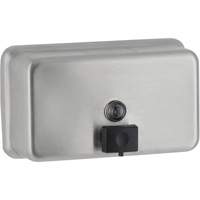 Surface-Mounted Horizontal Soap Dispenser, Push, 1200 ml Capacity JB097 | Meunier Outillage Industriel
