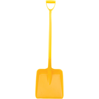 D-Grip Food Shovel, 13" x 12" Blade, 41" Length, Plastic, Yellow JB864 | Meunier Outillage Industriel