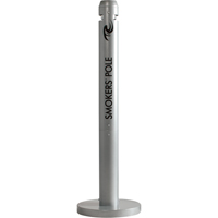 Smokers' Pole Cigarette Receptacle, Free-Standing, Aluminum, 41" Height JC132 | Meunier Outillage Industriel