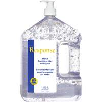Response<sup>®</sup> Hand Sanitizer Gel with Aloe, 1890 ml, Pump Bottle, 70% Alcohol JC681 | Meunier Outillage Industriel