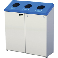 Stand Alone Recycling Stations, Bulk, Steel, 53.1 US Gal. JD129 | Meunier Outillage Industriel