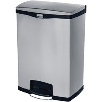 Slim Jim&reg; Waste Container, Stainless Steel, 24 US gal. Capacity Meunier Outillage Industriel