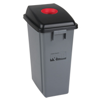 Waste Classification - Lid, Open Lid, Plastic, Fits Container Size: 17-1/4" x 12-1/2" JH481 | Meunier Outillage Industriel