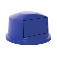 Round Brute&reg; Tops, Dome Lid, Plastic/Polyethylene, Fits Container Size: 24" Dia. Meunier Outillage Industriel
