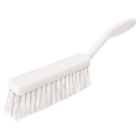 Utility Bench Brushes, Soft Bristles, 14" Long, White JH660 | Meunier Outillage Industriel