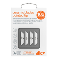 Slice Pointed-Tip Ceramic Box Cutter Blades, Single Style Meunier Outillage Industriel