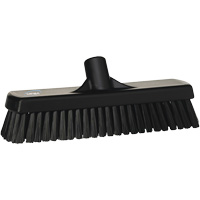 Balai-brosse pour planchers et mur, Crins Ferme, 12", Polyester, Noir Meunier Outillage Industriel