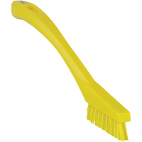 Brosse &agrave; recoins, Soies Ferme, Longueur de 8", Jaune Meunier Outillage Industriel