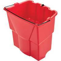 Wavebrake&reg; Optional Dirty Water Bucket, 4.5 US Gal. (18 qt.) Capacity, Red Meunier Outillage Industriel
