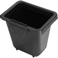 Waste Container, Deskside, Polyethylene, 4-1/4 US Qt. Meunier Outillage Industriel