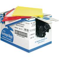 Industrial Garbage Bags, X-Strong, 35" W x 50" L, 1.4 mils, Orange, Open Top JL051 | Meunier Outillage Industriel