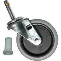 Roulette &agrave; tige de rechange pour chariot Rubbermaid Meunier Outillage Industriel