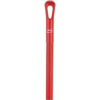 Manche ultra hygi&eacute;nique, Balai/Grattoir/Raclette, Rouge, Ergonomique, 59" lo Meunier Outillage Industriel