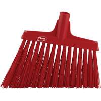T&ecirc;te de balai oblique, Crins Extra-ferme, 12", Polyester, Rouge Meunier Outillage Industriel