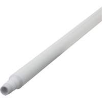 Ultra Hygiene Handle, Broom/Scraper/Squeegee, White, Ergonomic, 59" L JL169 | Meunier Outillage Industriel