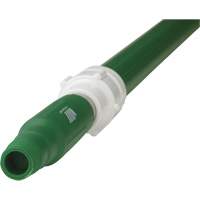 Manche de brosse pour plateforme, Brosse/Support &agrave; tampon, Vert, T&eacute;lescopique, 62"-113" lo Meunier Outillage Industriel