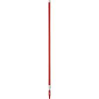 Manche de brosse pour plateforme, Brosse/Support &agrave; tampon, Rouge, T&eacute;lescopique, 62"-113" lo Meunier Outillage Industriel
