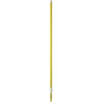 Manche de brosse pour plateforme, Brosse/Support &agrave; tampon, Jaune, T&eacute;lescopique, 62"-113" lo Meunier Outillage Industriel
