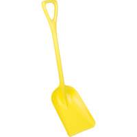 One-Piece Hygienic Shovel, 10" x 6" Blade, 37-1/2" Length, Plastic, Yellow Meunier Outillage Industriel