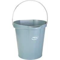 Seau pour l'hygi&egrave;ne des aliments, Gris, 3 gal. US Meunier Outillage Industriel