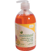 Savon pour les mains & le corps, 500 ml, Mangue papaye, Bouteille Meunier Outillage Industriel