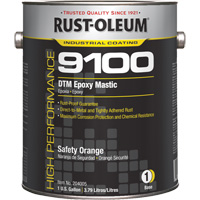 9100 System DTM Epoxy Mastic Base, Safety Orange, Gallon Meunier Outillage Industriel