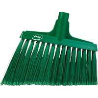 T&ecirc;te de balai oblique, Crins &agrave; bout ouvrant, 11-1/2", Polyester, Vert Meunier Outillage Industriel
