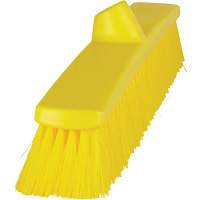 ColorCore Push Broom, Fine Bristles, 24", Polypropylene, Yellow JM132 | Meunier Outillage Industriel