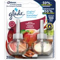 Glade&reg; PlugIns&reg; Scented Oil Refills, Apple Cinnamon, Cartridge Meunier Outillage Industriel