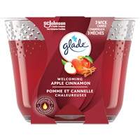 Glade&reg; 3-Wick Candle, Apple Cinnamon Meunier Outillage Industriel