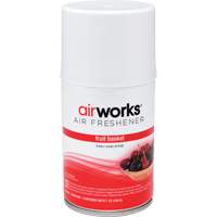 AirWorks&reg; Metered Air Fresheners, Fruit Basket, Aerosol Can Meunier Outillage Industriel
