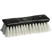 Ergonomic Pointed Hand Brush, 8" L, Polyester Bristles, Beige JM747 | Meunier Outillage Industriel