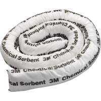 Chemical Sorbent Mini-Boom, Hazmat, 8' L x 3" W, 15.5 gal Absorbancy JN166 | Meunier Outillage Industriel