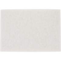 TopLine Speed Floor Pad, 14" x 20", Buffing/Cleaning/Polish, White Meunier Outillage Industriel