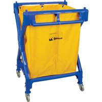 Laundry Cart, Plastic, 25-3/8" W x 25" D x 38-1/2" H, 33 lbs. Capacity JN503 | Meunier Outillage Industriel