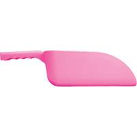 Large Hand Scoop, Plastic, Pink, 82 oz. Meunier Outillage Industriel