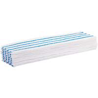 Disposable Mop Pad, Hook and Loop Style, Microfibre, 18" L x 4" W JO090 | Meunier Outillage Industriel