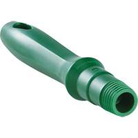 Mini manche, Brosse/Support &agrave; tampon/Grattoir/Raclette, Vert, Standard, 6-1/4" lo Meunier Outillage Industriel