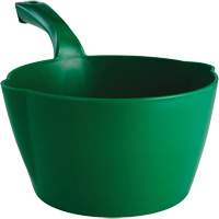 Round Bowl Scoop, Plastic, Green, 64 oz. Meunier Outillage Industriel