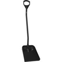 Ergonomic Large Blade Shovel, 51" Length, Plastic, Black JO985 | Meunier Outillage Industriel