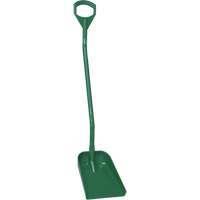 Ergonomic Small Blade Shovel, 50" Length, Plastic, Green Meunier Outillage Industriel
