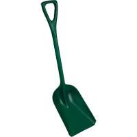 One-Piece Metal Detectable Shovel, 10" x 14" Blade, 37-1/2" Length, Plastic, Green Meunier Outillage Industriel