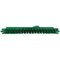 Balai biseaut&eacute; avec pas de vis inclin&eacute;, Crins Moyen, 10", Polyester, Vert Meunier Outillage Industriel